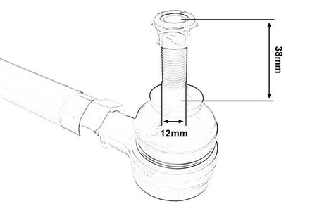 Balance levelers back cross Mitsubishi Lancer EVO 8-9