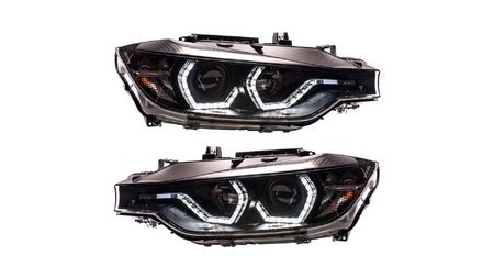 Lights BMW 3 F30 F31 Front Xenon Black DRL