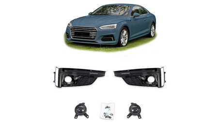 Ramka halogenów Audi A5 F5 Gloss Black