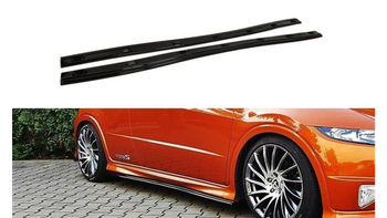 Diffuser Honda Civic VIII Type-S R Side Skirts Gloss Black