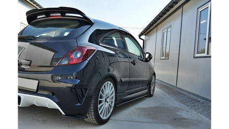 Diffuser Opel Corsa D OPC VXR Side Skirts Gloss Black