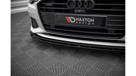 Splitter Audi A6 C8 przód v.3 Gloss Black