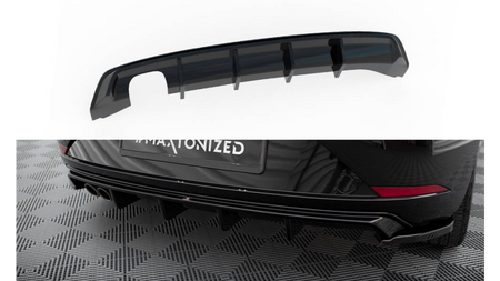 Diffuser Seat Leon III Facelift Rear Valance Gloss Black