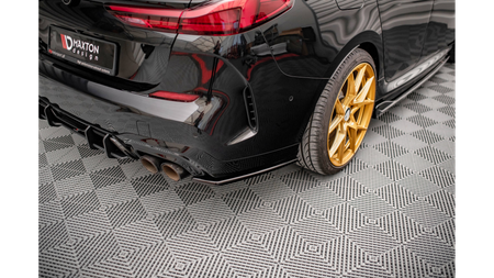 Splitter BMW 2 F44 M-Pack Tył Boczne Gloss Black