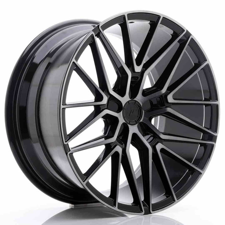 JR Wheels JR38 20x10 ET20-45 5H BLANK Black Brushed w/Tinted Face