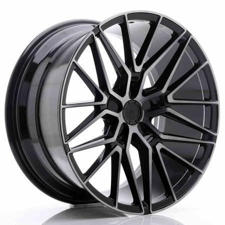 JR Wheels JR38 20x10 ET35-45 5H BLANK Black Brushed w/Tinted Face