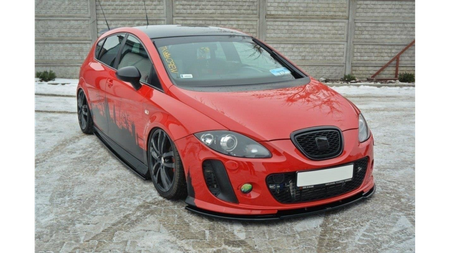 Splitter Seat Leon II MS Design przód Gloss Black