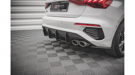 Dyfuzor Audi S3 8Y Tył Street Pro Black-Red