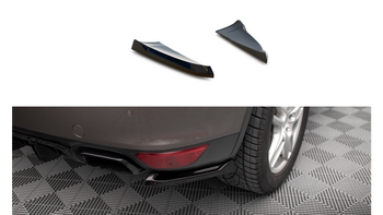Splitter Porsche Cayenne II Rear Side Gloss Black