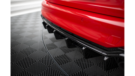Diffuser Audi RS4 B9 Avant Rear Valance Gloss Black
