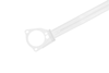 Front upper strut bar BMW 3 E46 Coupe Compact RS White