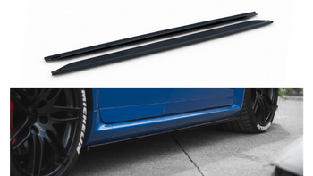 Diffuser Audi RS4 B7 Side Skirts Gloss Black