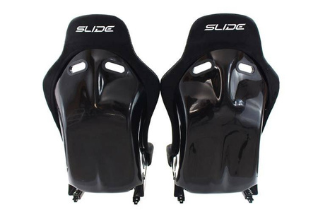 Racing seat SLIDE RS suede Black M