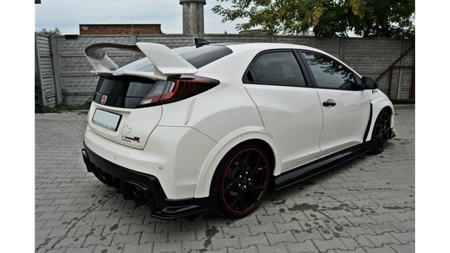 Splitter Honda Civic IX Type-R Tył Boczne Gloss Black