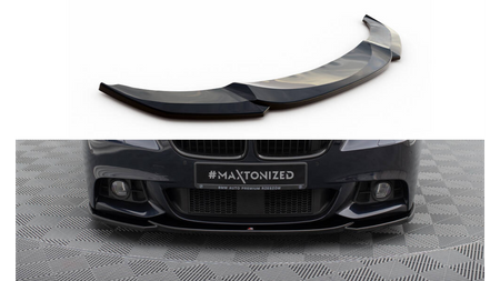 Splitter BMW 5 F10 F11 M-Pack przód v.4 Gloss Black