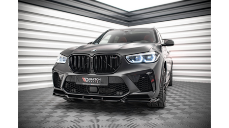 Splitter BMW X5 F95 M-Pack przód v.2 Gloss Black