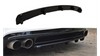 Splitter Audi TT 8J S-Line Rear Central with Diffuser Gloss Black