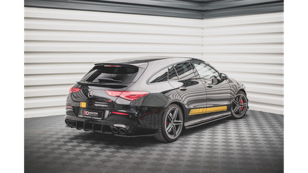 Splitter Mercedes-Benz CLA 35 Aero 45 Aero C118 Tył Boczne Gloss Black