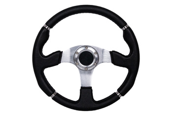 Steering wheel Pro 350mm offset:0mm Leather Black