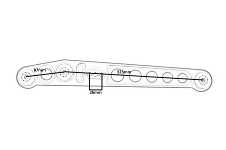 Control arms Honda Civic VII Rear Lower Neo LCA