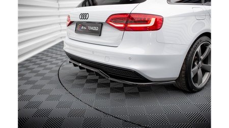 Splitter Audi A4 B8 Facelift Competition Rear Central with Diffuser