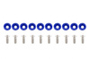Decorative screws washers M6x1.0 15mm JDM Blue