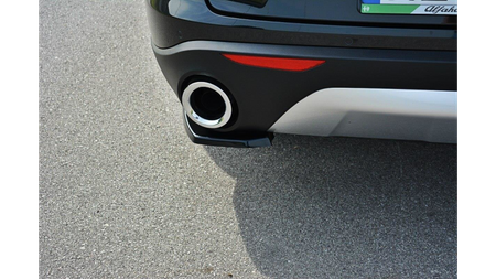 Splitter Alfa Romeo Stelvio Rear Gloss Black