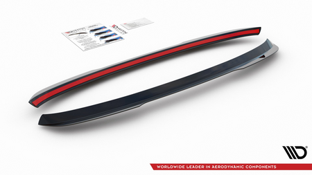 Spoiler Cap Seat Leon III Cupra ST Facelift Gloss Black