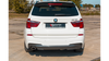 Splitter BMW X3 F25 Facelift M-Pack Tył Boczne Gloss Black