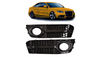 Fog Light Covers Audi A4 B8 Gloss Black