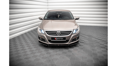 Splitter Volkswagen Passat CC Front v.3 Gloss Black