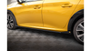 Dokładka Peugeot 208 GT II Progi Street Pro Black + Gloss Flaps