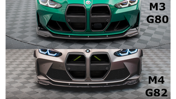 Splitter BMW 4 G82 3 G80 M-Pack Przód v.2 Carbon