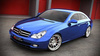 FRONT SPLITTER MERCEDES CLS C219 STANDARD BUMPER - Gloss Black