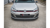 Splitter Volkswagen Golf 7 GTI Front Racing Durability Red