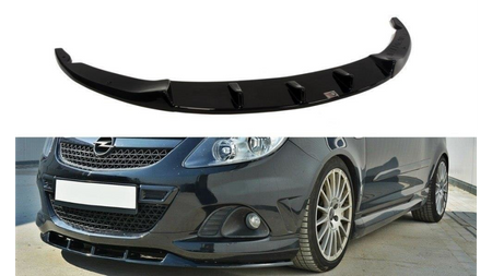 Splitter Opel Corsa D Nurburg OPC VXR Front Gloss Black