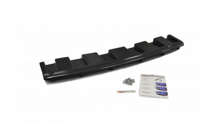 Splitter Audi S6 C7 Avant Rear Central with Diffuser Gloss Black