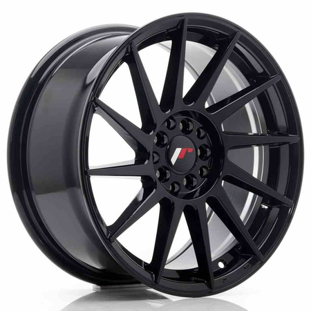 JR Wheels JR22 17x8 ET35 5x100/114 Glossy Black