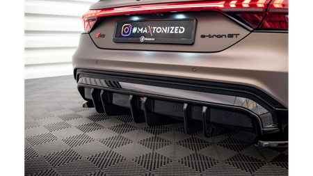 Diffuser Audi e-Tron GT Rear Valance Gloss Black