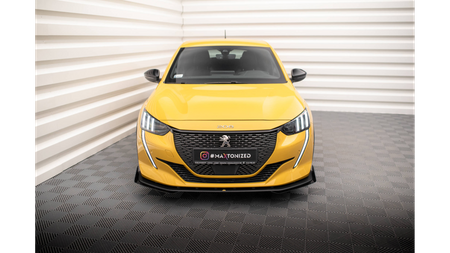Splitter Peugeot 208 GT II Przód Pro + flaps Black