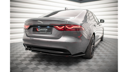 Splitter Jaguar XF R-Sport II Rear Side Gloss Black