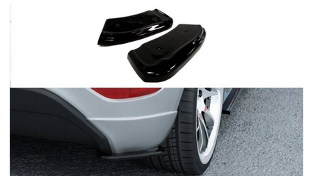 Splitter Ford Fiesta MK7 ST Stline Zetec S Rear Side Gloss Black