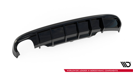 Diffuser Audi A5 8T Rear Valance Exhaust on one side version