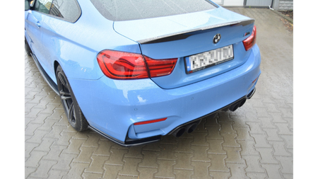 Splitter BMW 4 F82 M-Pack Tył Boczne v.1 Gloss Black