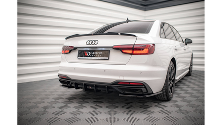 Diffuser Audi A4 B9 Facelift Rear Valance Gloss Black