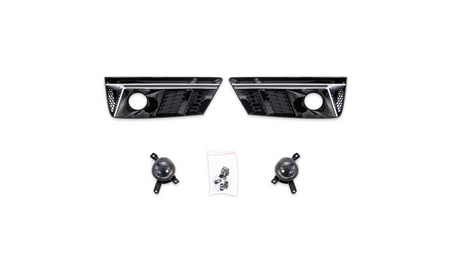Fog Light Covers Audi A4 B9 Silver