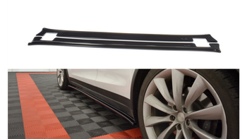 Diffuser Tesla Model X Side Skirts v.1 Gloss Black