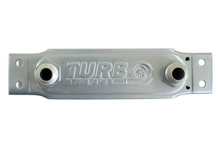 TurboWorks Oil Cooler Kit Slim 13-rows 140x100x50 AN10 Silver