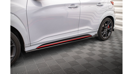 Side Skirts Hyundai Kona N Mk1 Flaps v.1 Gloss Black