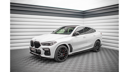 Diffuser BMW X6 G06 F96 M-Pack Side Skirts Gloss Black